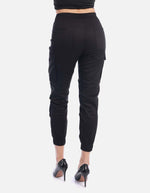 Pantalón cargo con cinturón para mujer