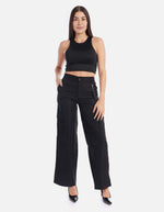 Pantalón cargo recto para mujer
