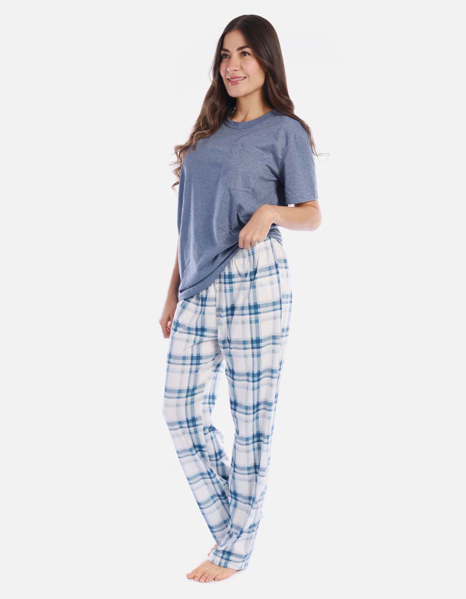 Pijama femenina cómoda y ligera para descanso diario