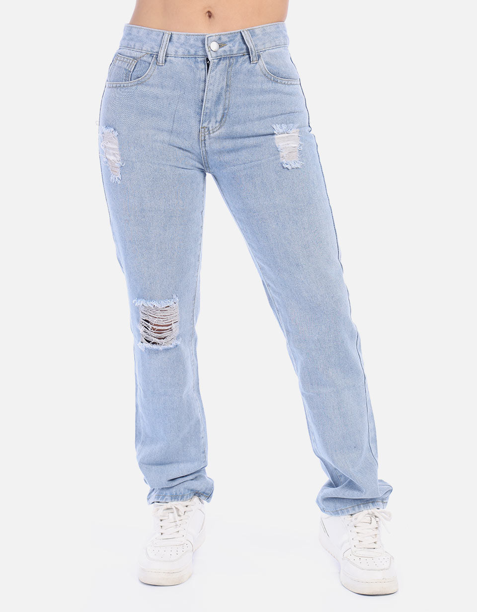 Jean mom fit para Mujer