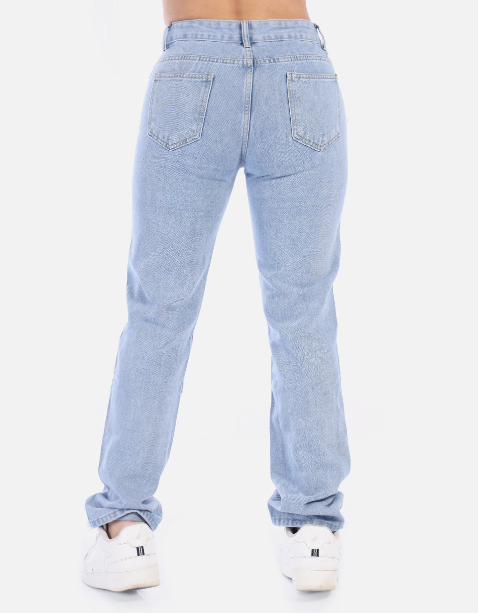 Jean mom fit para Mujer