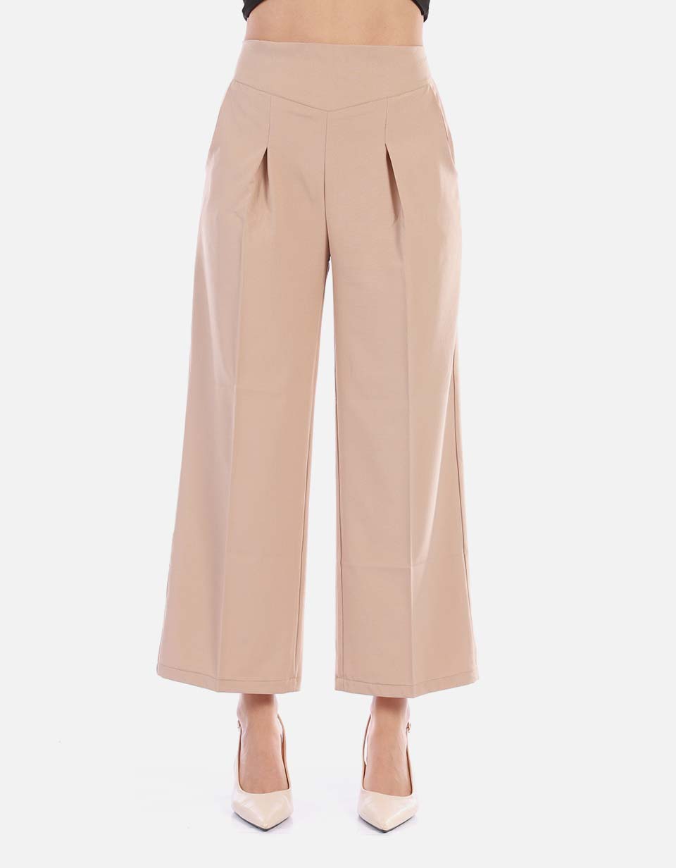 Pantalón amplio de silueta fluida para mujer