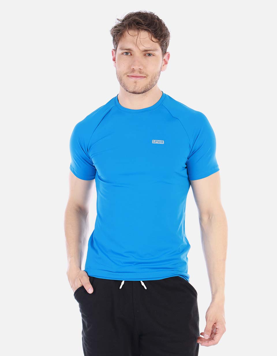 Camiseta licrada Hombre unicolor