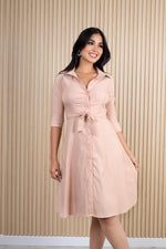 Vestido amplio con vuelo femenino