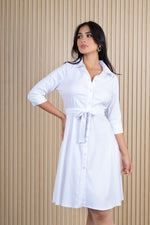 Vestido amplio con vuelo femenino