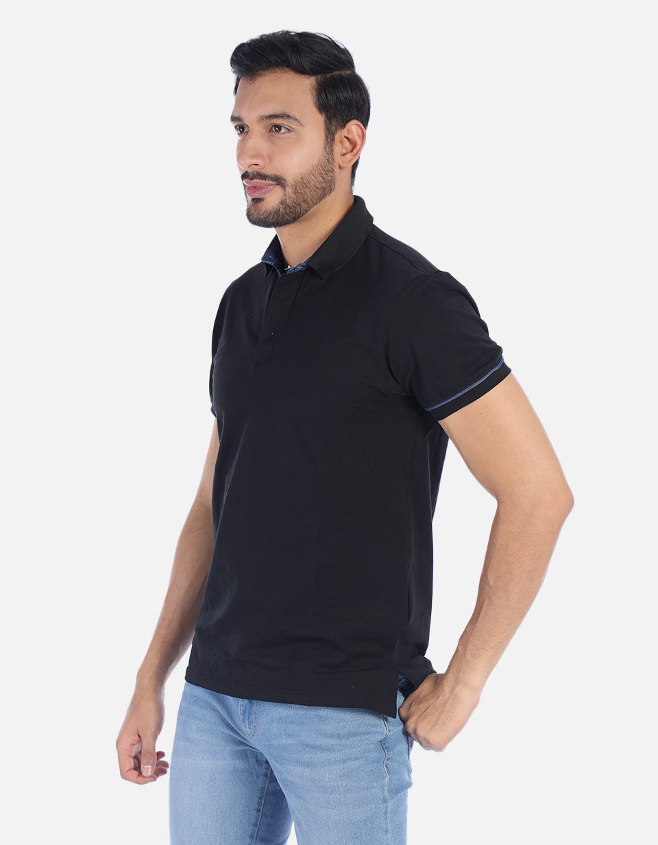 Polo para Hombre con contraste en cuello