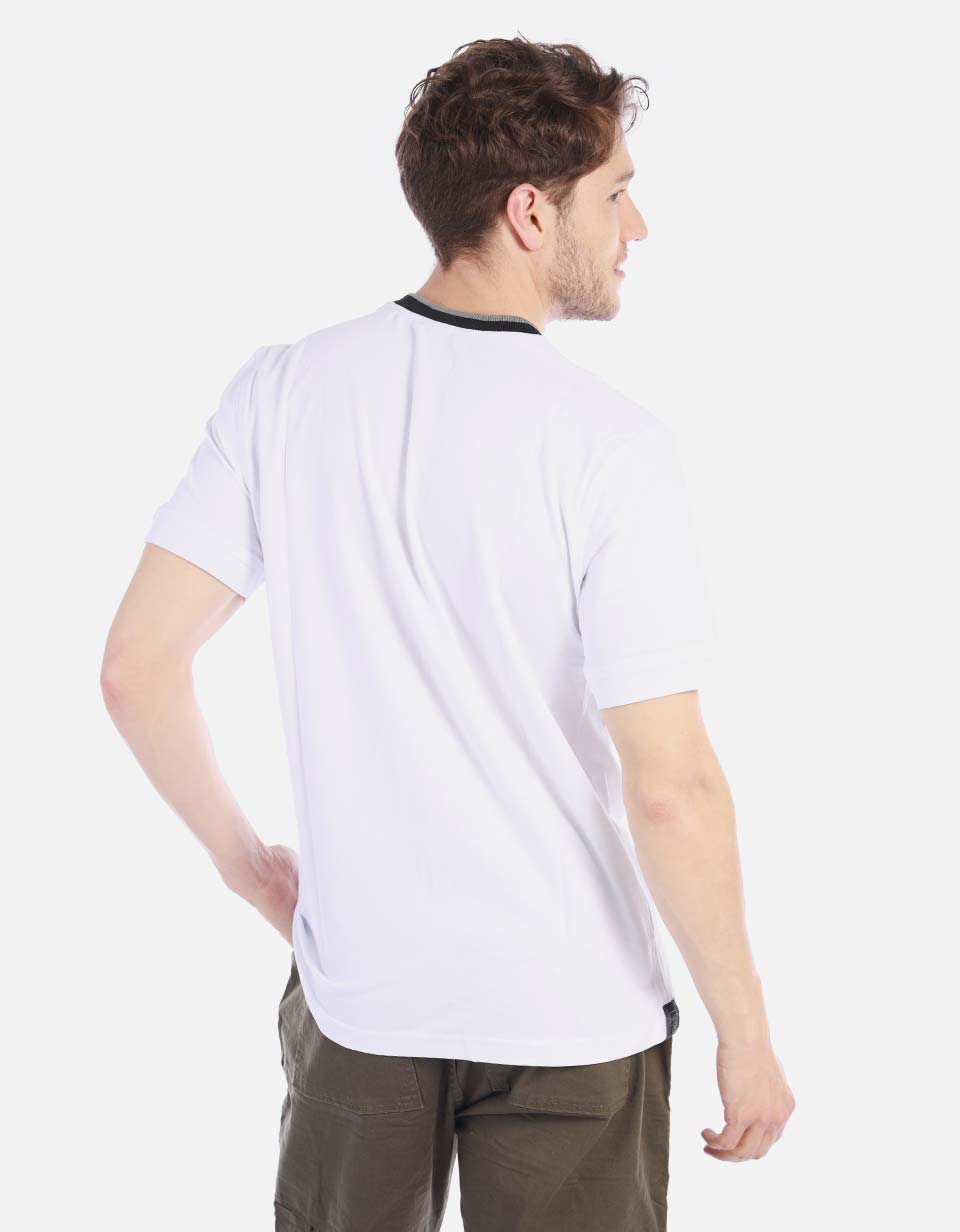 Camiseta básica estampada para hombre