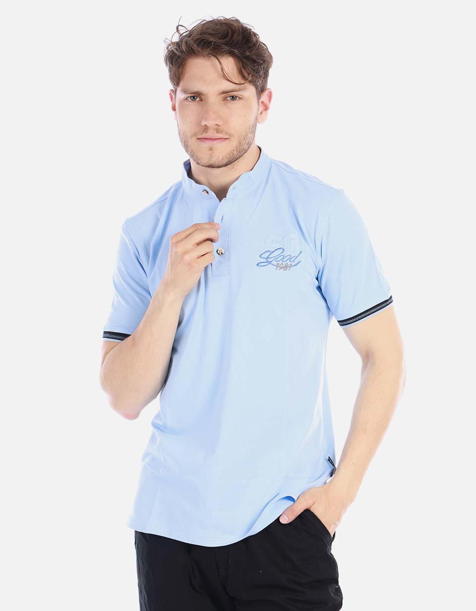 Polo cuello mao estampada | Moda masculina