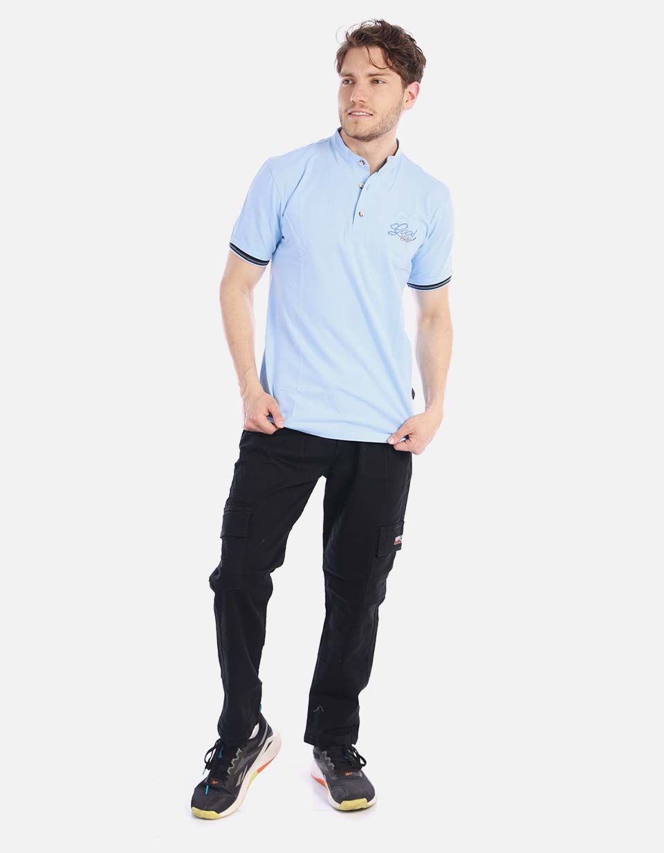 Polo cuello mao estampada | Moda masculina