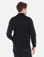 Chaqueta tejida para hombre con cierre frontal