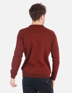 Suéter tejido para hombre cuello redondo