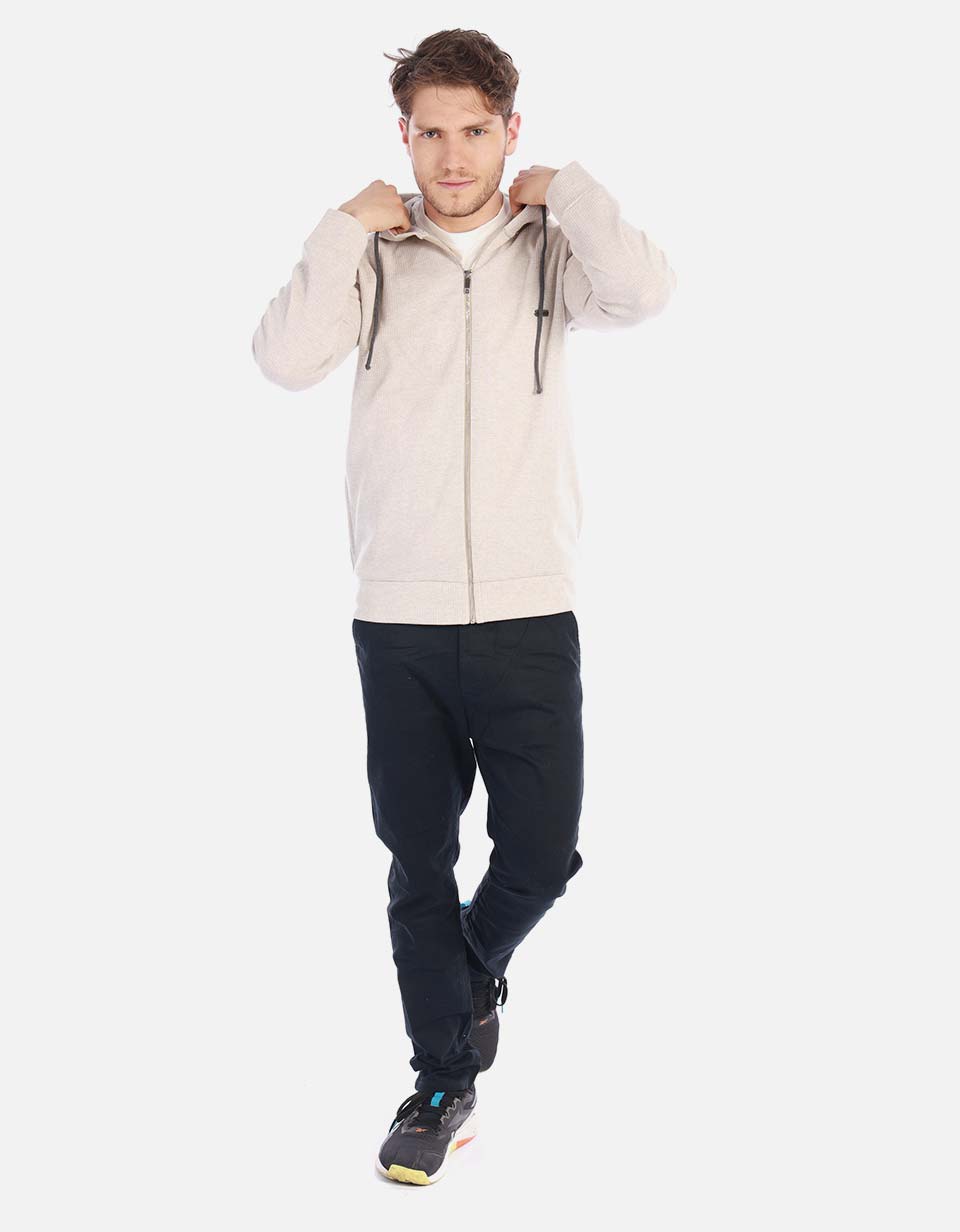Chaqueta tejida para hombre Unicolor