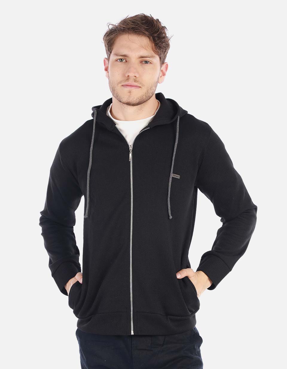 Chaqueta tejida para hombre Unicolor