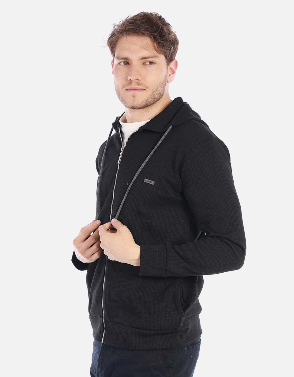 Chaqueta tejida para hombre Unicolor