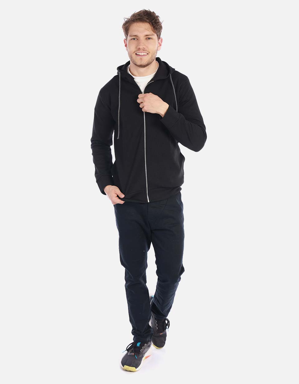 Chaqueta tejida para hombre Unicolor