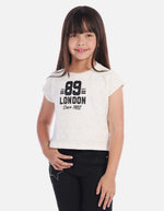 Blusa para niña con diseño moderno y tejido especial