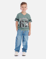 Jean infantil cómodo y resistente para uso diario