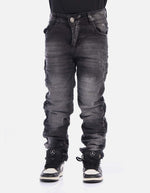 Jean infantil skinny de estilo urbano