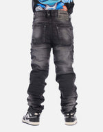 Jean infantil skinny de estilo urbano