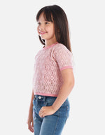 Blusa infantil calada para niña con estilo moderno