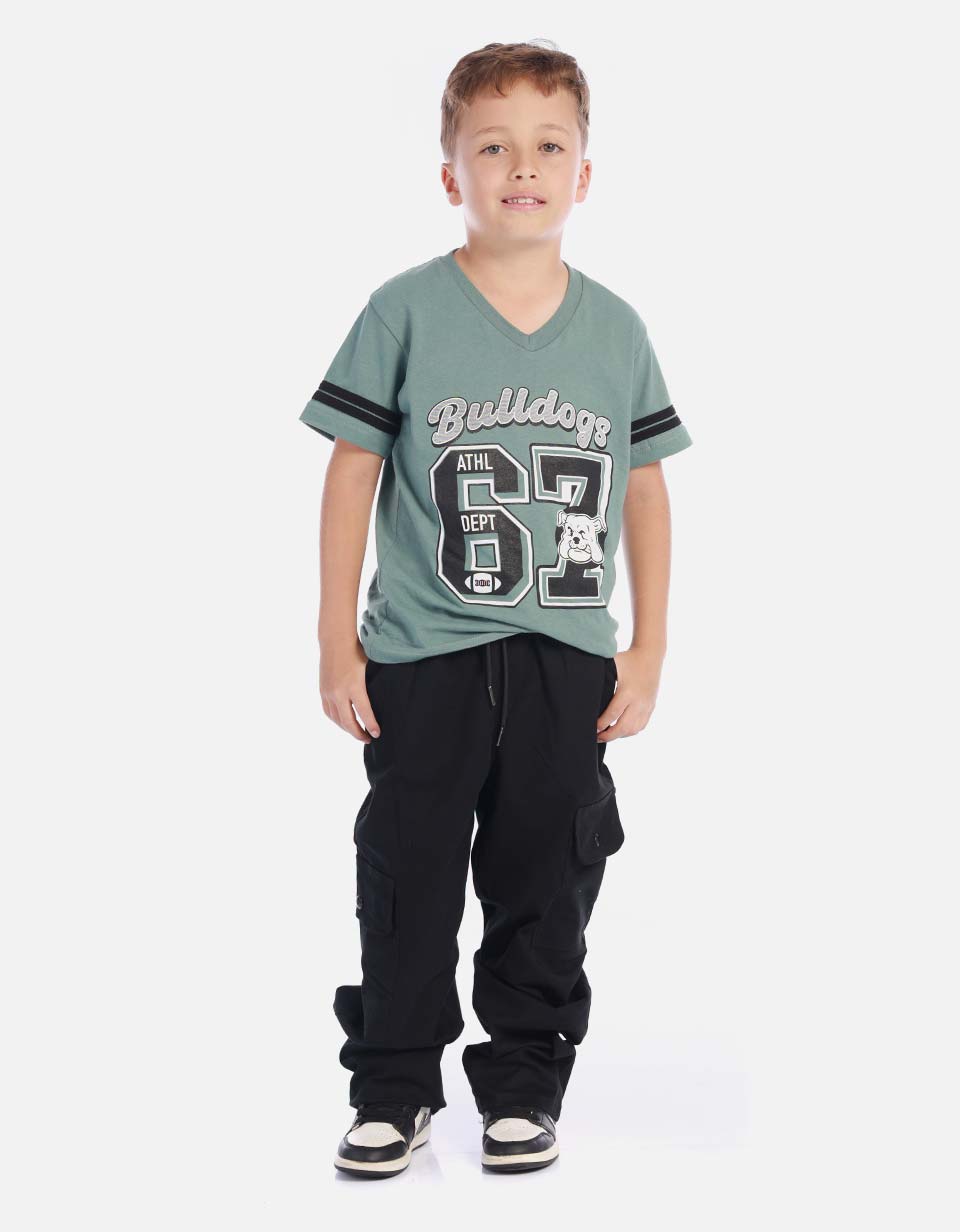 Pantalón infantil cargo resistente y cómodo para diario
