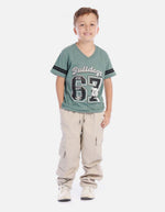 Pantalón infantil cargo resistente y cómodo para diario