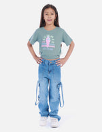 Jean Cargo para Niña Cómodo y Resistente