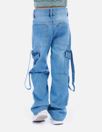 Jean Cargo para Niña Cómodo y Resistente