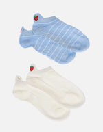 Pack x 2 Medias con Estampado de Fresita