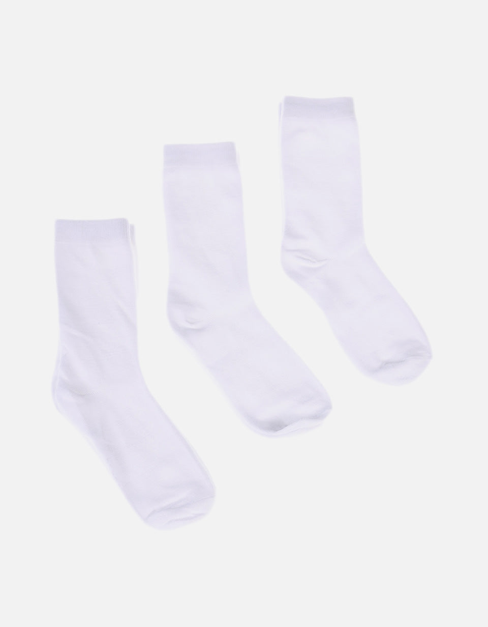 Media Blanca Colegial MediaCaña Unisex 3 und