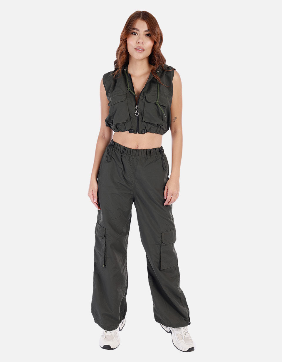 Conjunto cargo dos piezas para mujer