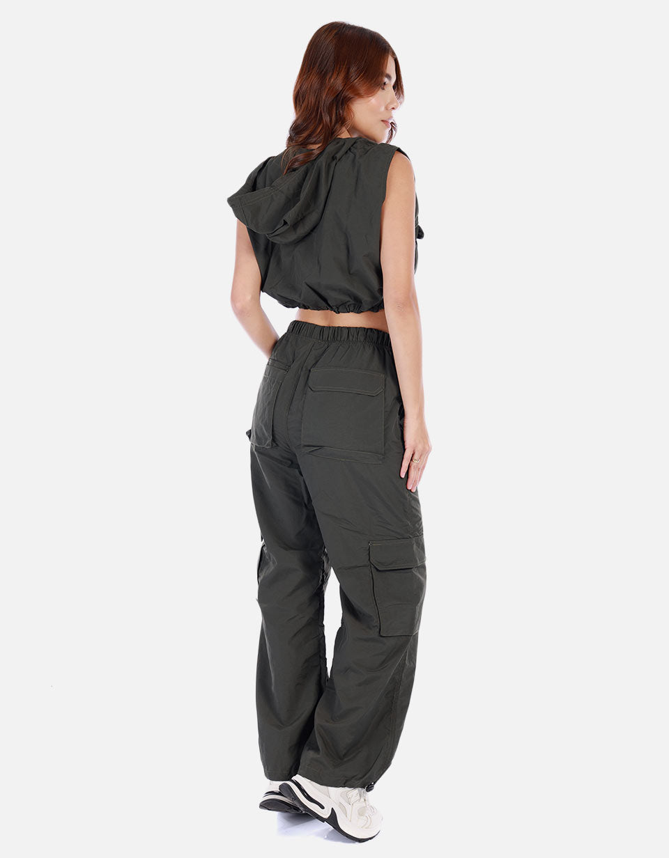 Conjunto cargo dos piezas para mujer