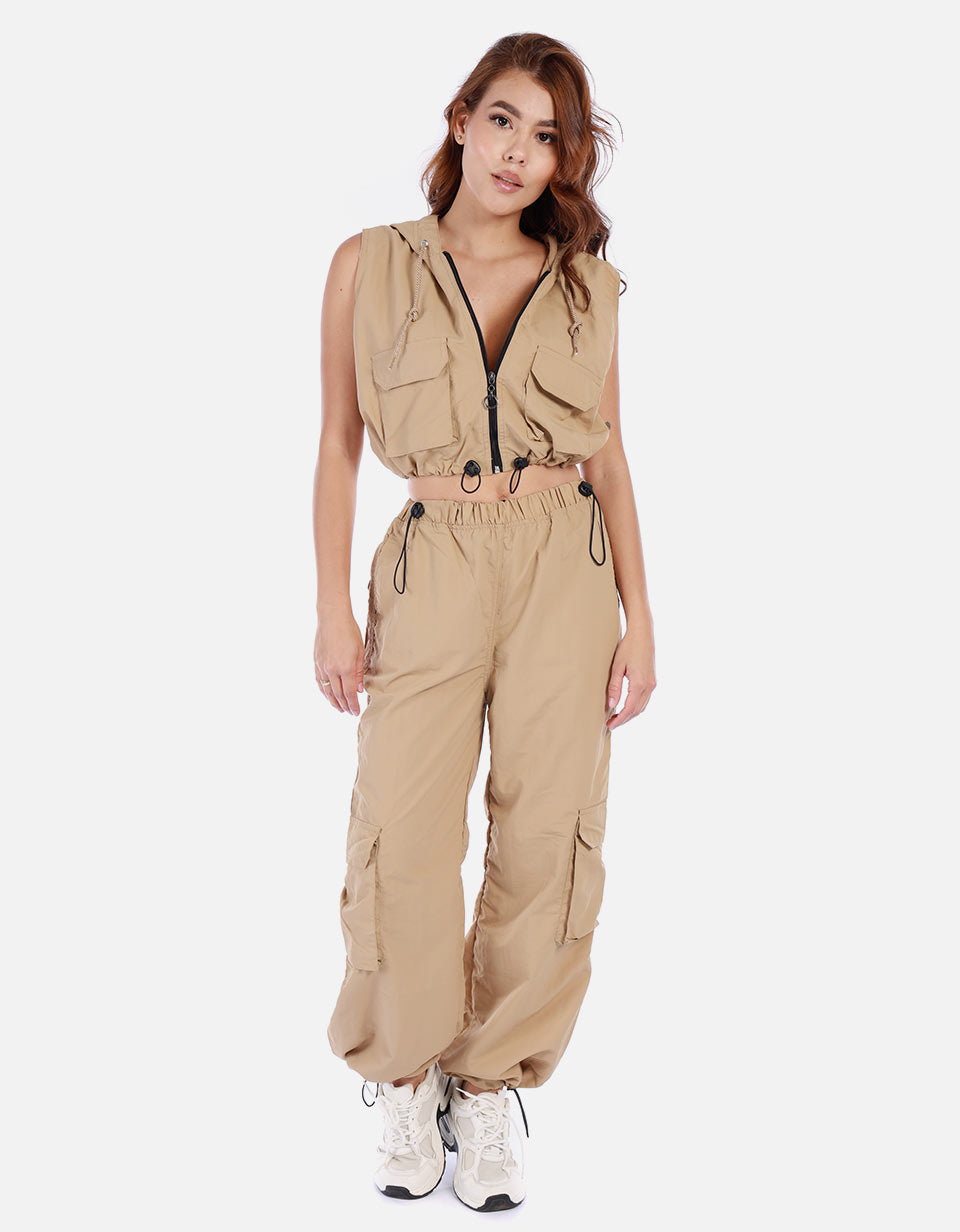Conjunto cargo dos piezas para mujer