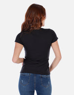 Camiseta Básica de Cuello en V