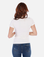 Camiseta Básica de Cuello en V