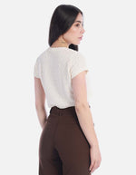 Camiseta crop femenina Moderna