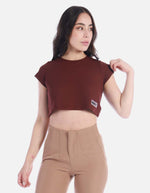 Camiseta crop para Mujer
