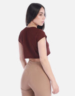 Camiseta crop para Mujer