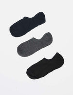 Pack X3 Media tobillera unicolor para Mujer