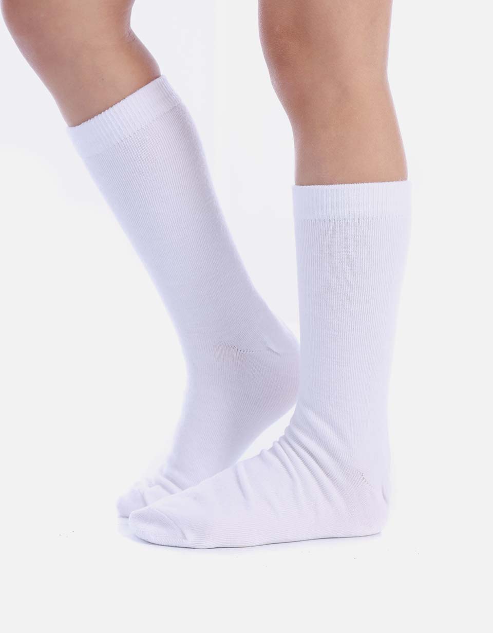 Media Blanca Colegial MediaCaña Unisex 3 und