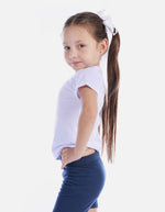 Camiseta acanalada cuello redondo Colegial