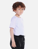 Camiseta acanalada cuello redondo Colegial