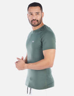 Camiseta licrada Hombre unicolor