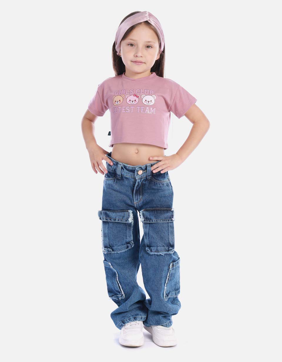 Blusa infantil para Niña con Estilo Actual y Cómodo