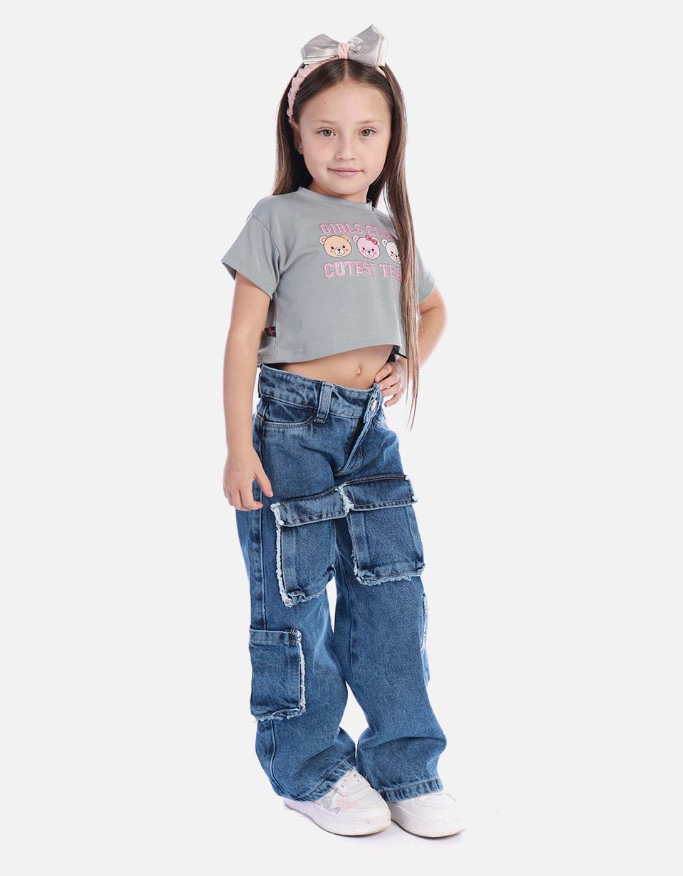 Blusa infantil para Niña con Estilo Actual y Cómodo