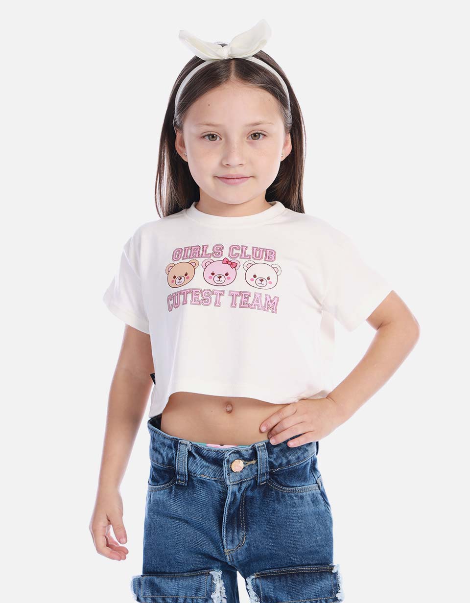 Blusa infantil para Niña con Estilo Actual y Cómodo