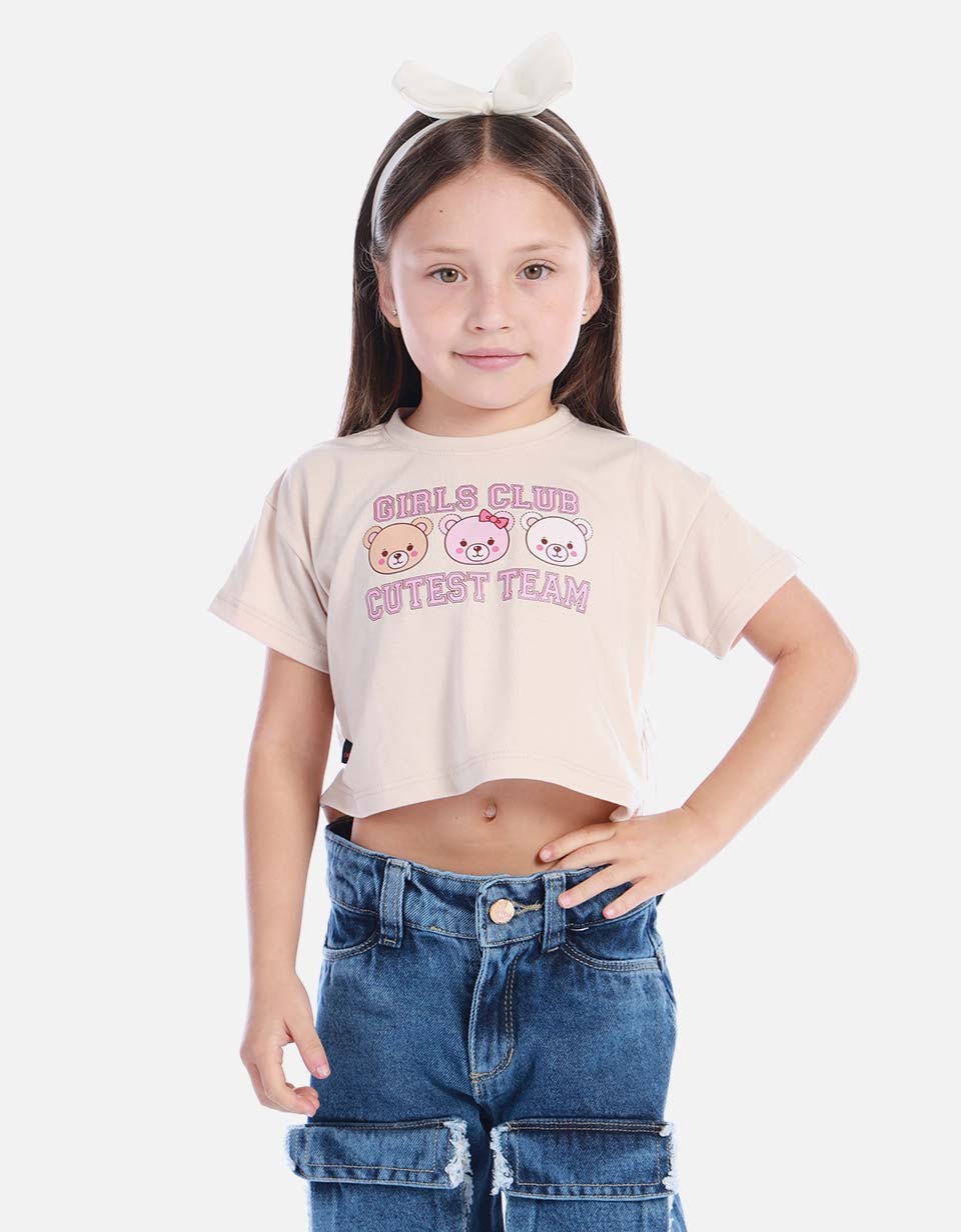 Blusa infantil para Niña con Estilo Actual y Cómodo