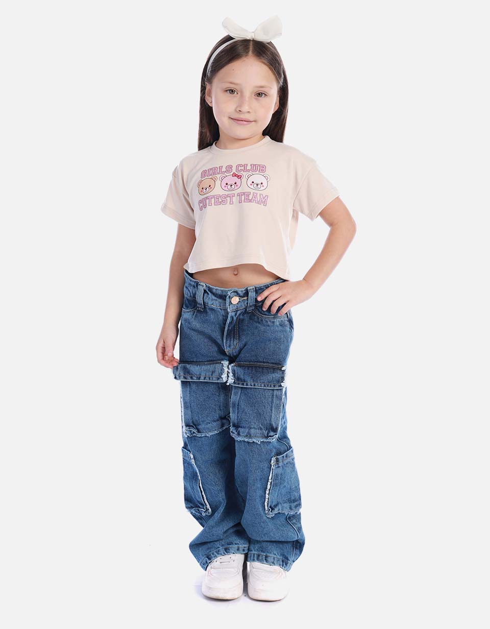 Blusa infantil para Niña con Estilo Actual y Cómodo