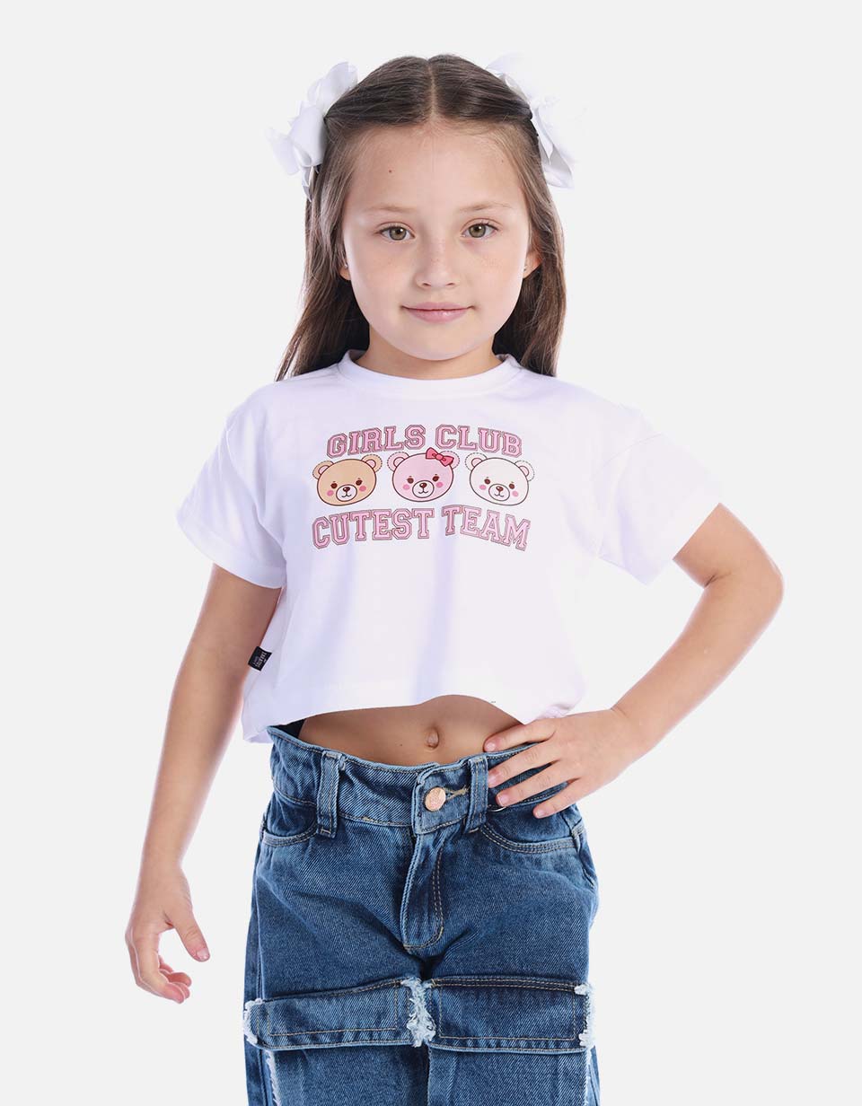 Blusa infantil para Niña con Estilo Actual y Cómodo