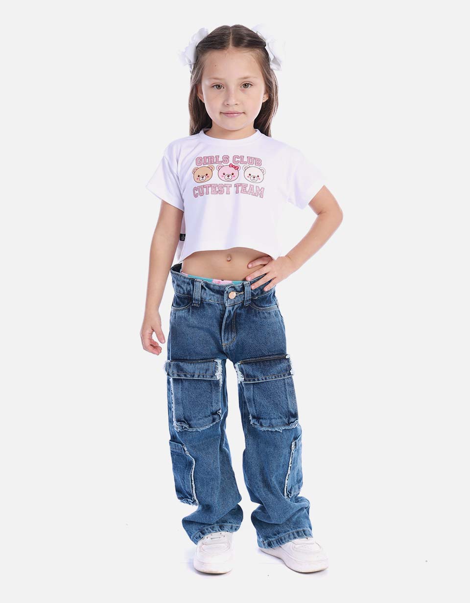 Blusa infantil para Niña con Estilo Actual y Cómodo